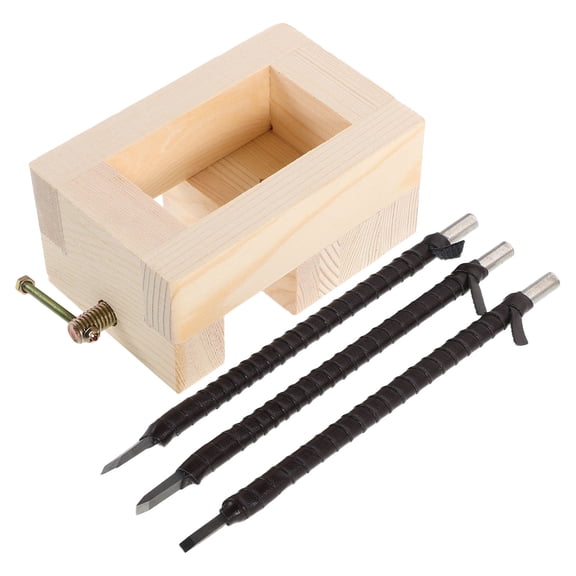MLINS Wood Carving Kit for Beginners Engraving Machine Knife Black