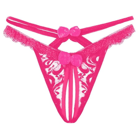 Pants 22w Elastic Waist Underwear for Women Firm Women Sexy Tassel Mesh Briefs Hollow Out Panties Crochet Lace Up Panty Thongs G String Lingerie Underwear