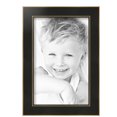 thumbnail image 2 of ArtToFrames 8" x 14" Honors Black with Gold Picture Frame, 8.5x14 inch Black Wood Poster Frame (WOM-5158), 2 Pack, 2 of 6