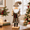 Golden Santa Claus, variant on 12.83 x 4.33 x 3.23 Inch Mouse King Wooden Nutcracker Christmas Decor