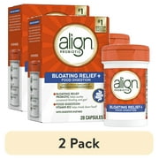 (2 pack) Align Probiotic Capsules Bloating Relief + Food Digestion, Daily Probiotic Supplement, 28 Count