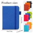 thumbnail image 6 of Single A7 Blank Notebook, Pocket-Sized Notebook With Built-In Pen Loop, Portable Memo Journal For Campus Study Workplace Meeting Notes Travel Sketching, 6 of 9