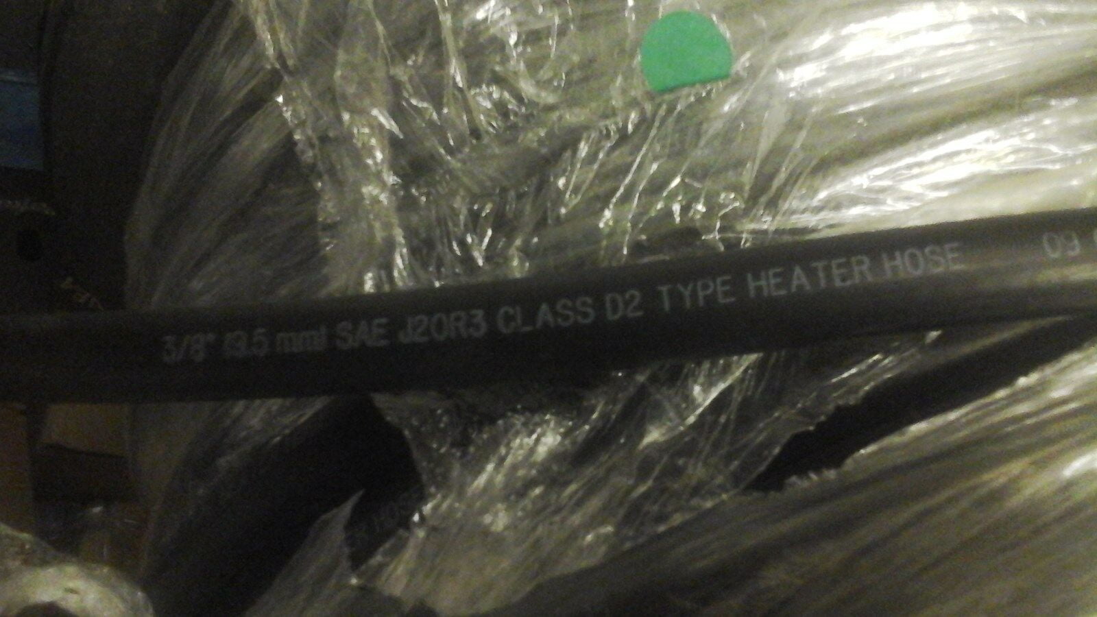 New 50 Foot Roll Of 3/8" EPDM Hose Heater Hose SAE J20R3 Class D2