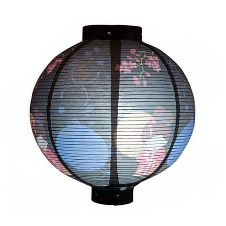 Panda Superstore 12 in. Japanese Style Home Decor & Restaurant Paper Hanging Lantern, E