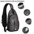 thumbnail image 2 of Technology Engineering Mathematics Sling Backpack, Science Lover Crossbody Daypack for Classroom and Lab, 2 of 5