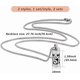 thumbnail image 2 of Collar con colgante difusor de aceites esenciales de acero inoxidable, 2 estilos, almohadillas de perfume intercambiables, frasco para aromaterapia., 2 of 6