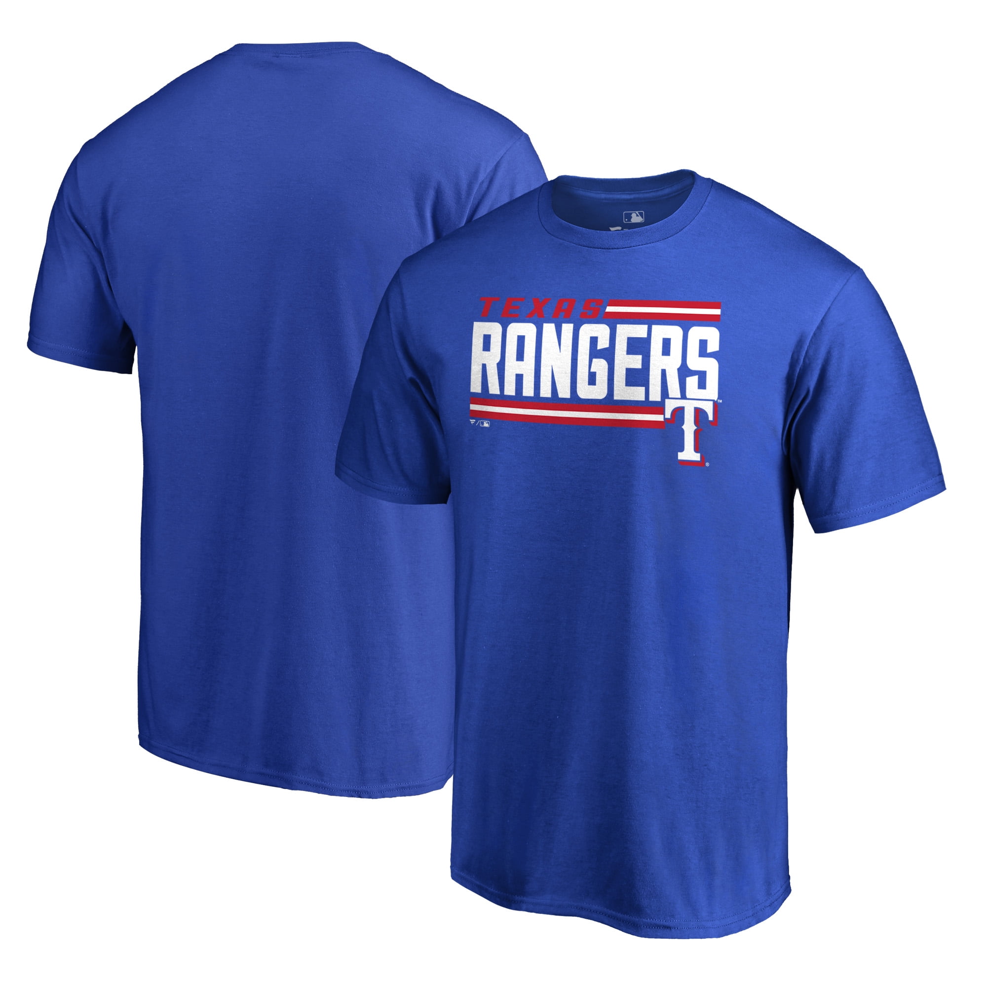 Texas Rangers Fanatics Branded Onside Stripe T-Shirt - Royal - Walmart.com