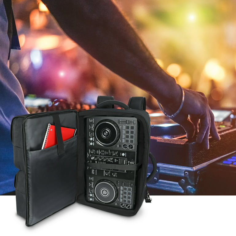 GOgroove DJ Controller Backpack - DJ Mixer Case Compatible with Pioneer DJ  DDJ 400 DJ Controller