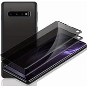 [2 Pack] for Galaxy S10 Privacy Screen Protector, 3D Curved Tempered Glass Anti-Spy 9H Film for Samsung S10 6.1”, No Fingerprint Unlock, Bubble Free