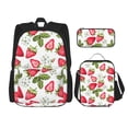 thumbnail image 1 of Balery Strawberry1 Mochila escolar 3 en 1 para niños: mochila resistente con lonchera térmica y estuche para lápices. Mochila escolar para niños y niñas., 1 of 7
