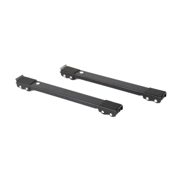 2 ruedas para mover muebles, compactas y antideslizantes para lavadora. Negro