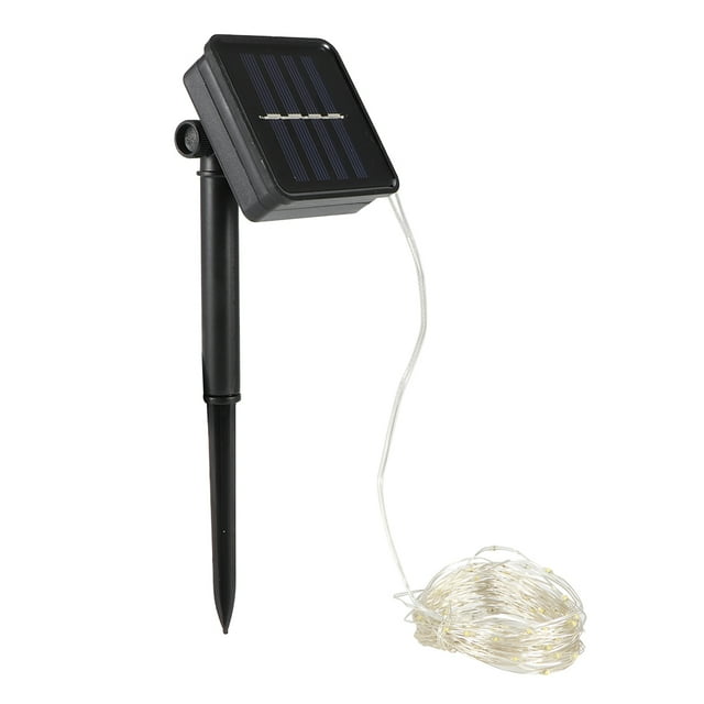 Luces de hadas ANGGREK de Cadena impermeables de energía solar para Navidad de árbol de Navidad