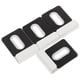 thumbnail image 4 of ColoMX 4 soportes para espejo, clips para soporte de espejo, soportes de montaje para espejo de pared, clips para soporte de espejo, soportes de acero inoxidable resistentes, 4 of 7