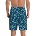 thumbnail image 3 of Kdxio Daisies Flowers Print Mens Sleep Shorts Bottoms Soft Comfy Pajama Wear Pants with Drawstring Pockets, 3 of 7