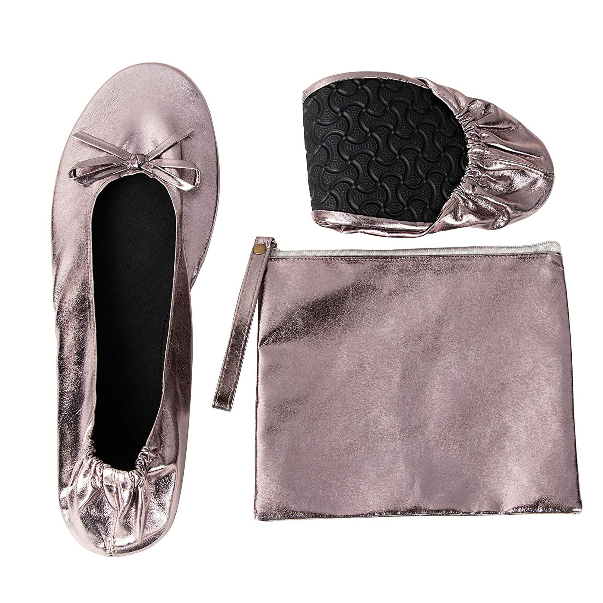 foldable flats with pouch