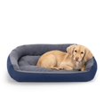 thumbnail image 1 of Cama para Perro, Resistente, Confortable, con Relleno Suave, Medidas y Color a Elegir (Medium, Marino/Gris), 1 of 6