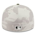 thumbnail image 4 of Men's New Era Light Beige/Olive New York Yankees 2025 Armed Forces Day Low Profile 59FIFTY Fitted Hat, 4 of 5