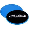 thumbnail image 1 of Deslizadores de ejercicio ZILLEEN, pack de 2, azules, 17,5 cm, Pilates, 1 of 7