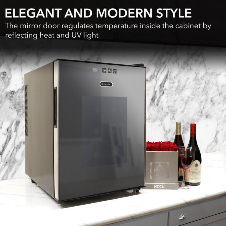Whynter 20-Bottle Thermoelectric Wine Cooler, Black