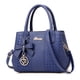 thumbnail image 1 of Bolso de mujer con textura de lazo en el hombro inclinado y gran capacidad con hilo de bordar, 1 of 6