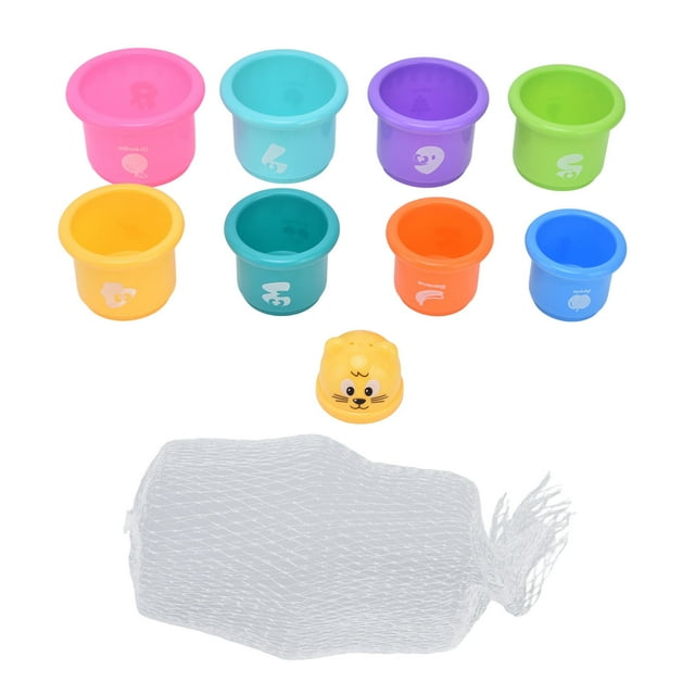 Vaso apilable para anidar, vaso apilable para bebés, vaso apilable para niños, juguete colorido, vaso apilable, muy recomendado