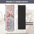 thumbnail image 4 of TSOVTHRID Cardinal Cherry Blossom Print Quilted Dining Chair Cushion Cover Non-Slip Water Resistant Chair Covers with Elastic Band Seat Slipcovers for Home, Restaurant, Set of 2, 4 of 7