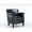Charcoal, variant on Muted Chrome Nail Head Trim - On - trend Design - Dining Room - Elegant and Comfortable