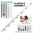 thumbnail image 3 of Kick Off The Dream 2026 Swooper Flags with Pole and Ground Spike, 8FT Tall Feather Advertising Banner for Sports Shops, Game Day Promotions Events, 3 of 8