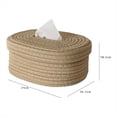 thumbnail image 4 of Cubierta para Caja de PañUelos, Soportes Cuadrados para PañUelos, Cubiertas de Cuerda de AlgodóN, Caja de PañUelos Rectangular, Lindos Accesorios, Organizador A, 4 of 6