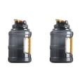 thumbnail image 1 of 2X 2.5L Botella de Agua de Plástico de Boca Deportes Al Aire Libre Botella de Agua de Gran Capacidad Espacio Beber Agua Embotellada, 1 of 5