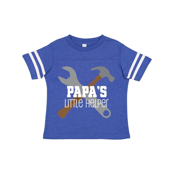 Inktastic Papa Little Helper Boys Toddler T-Shirt