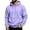 Light Purple, variant on Yungyresw Essentials Hoodie for Men Adjustable Drawstring Long Sleeve Ribbed Cuffs Hoodies Kangaroo Pocket Pullover Fall Casual