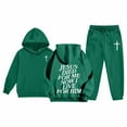 thumbnail image 4 of KidS Trust in the Lord Hoodies Long Sleeve Cute Graphic Hoodies Oversize Pullover Jogging Pants 2 Pcs Winter Clothes Teen Girl Trendy Clothes 4-5 Years Cute&nbsp;Boys Girls&nbsp;Clothing, 4 of 6