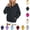 Black, variant on YOUYEDIAN Oversized Hoodies for Teen Girls Preppy Hooded Sweatshirts Casual Trendy Long Sleeve Pullover Tops