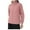 Pink, variant on Honeeladyy Outdoor Couples Single Layer Jacket Casual Lapel Zipper Loose Soft Top Long Sleeve Hooded Casual Coat