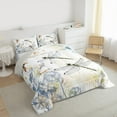thumbnail image 4 of Manfei Cute Dragon Bedding Comforter Set,Rustic Flower Dandelion Twin Comforter Sets,Yellow White Bedding Set For Girls Kids,Breathable Home Decor Reversible,2-Piece, 4 of 9