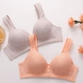 thumbnail image 4 of iHPH7 Front Closure Bras for Women, Wireless Bras for Women, Push Up Bra, Full Coverage Bras for Women, Wide Strap Bras for Women, Red 36B, 4 of 4