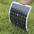thumbnail image 4 of Solar Panel Kit 20w Solar Cells 2-Port USB Hub Car Charging Cable Crocodile Clip Charging Cable, 4 of 8
