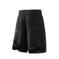 thumbnail image 4 of Casual Elastic Waist Straight Leg Shorts Summer Beach Blend Lightweight Comfortable Solid Color Loose Fit, 4 of 4