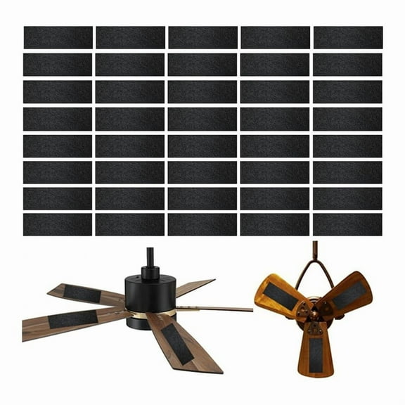40 Pack Ceiling Fan Filters for Blades - Ceiling Fan Pads Accessories Dust Catcher - Fan Filter