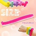 thumbnail image 2 of 15 Pcs Elastic Fidget Toys, Upgrade Sensory Rope, Colorful Elastic Rope Fidget Toys, For Kids, Adults, Stress Relief, Calming And Relaxing Gifts Halloween/Thanksgiving Day/Christmas Gift, 2 of 6