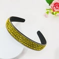 thumbnail image 3 of NIBOLOG Retro Wide Hair Hoop Shiny Rhinestones Inlaid Lightweight Headband Bright Color Hairband Hair Accessories, 3 of 8