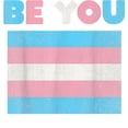 thumbnail image 3 of CafePress - Be You Transgender Flag LGBTQ Pride Month Vintage - Women's Short Sleeve Print T-Shirt and Pants Light Cotton Pajama Set, 3 of 7