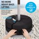 thumbnail image 4 of Umbrella Stands Weight Bag,18" Detachable Round Garden Umbrella Base Patio Umbrella Base Sandbag for Outdoor Portable Heavy Duty Umbrella Stand Base L, 4 of 5