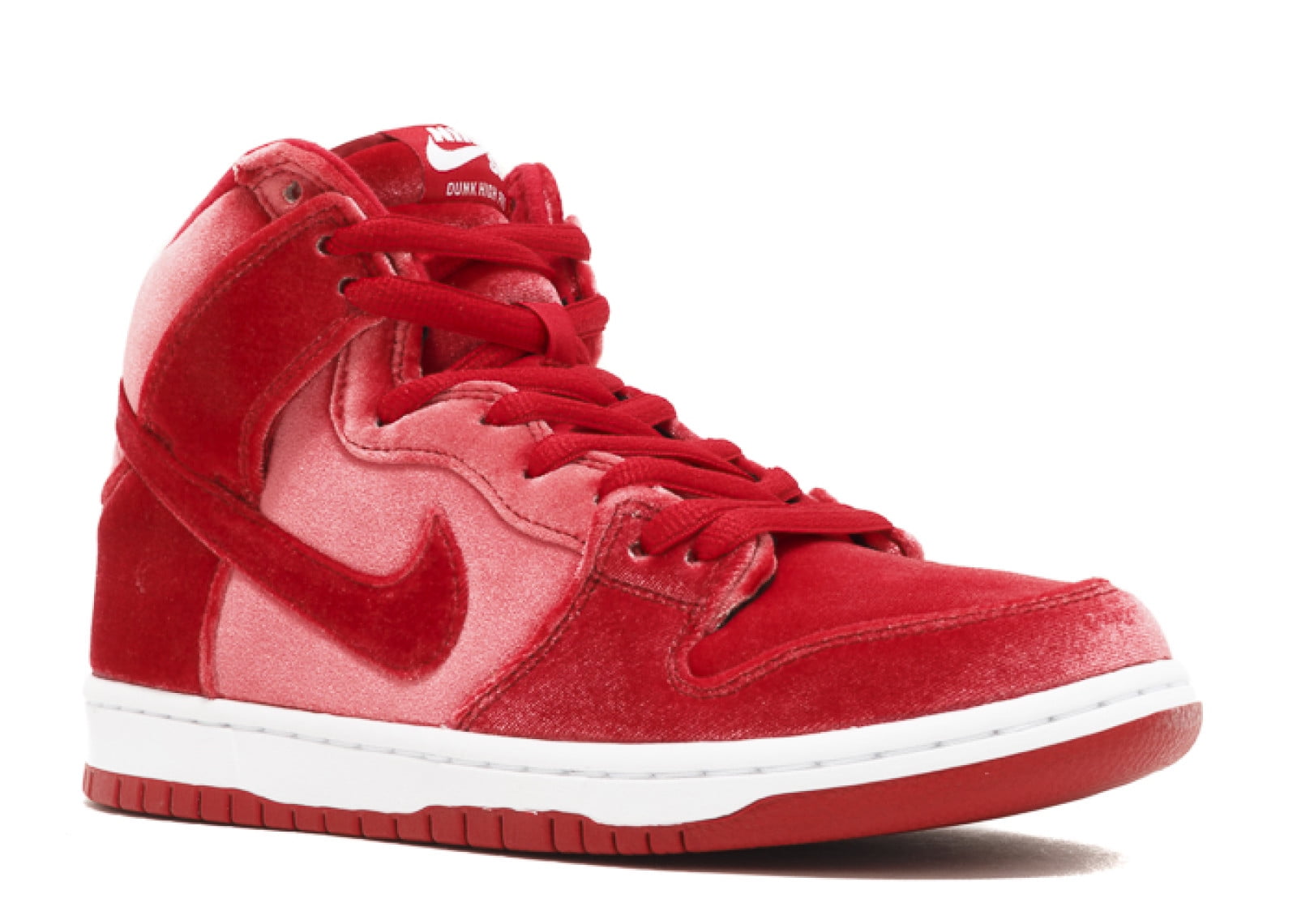 nike sb dunk high premium red velvet