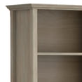 thumbnail image 4 of Simpli Home Amherst 30 inch Wide Solid Wood Transitional 5 Shelf Bookcase in Distressed Grey, 4 of 11