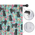 thumbnail image 4 of Blackout Kids Curtains,Bichon Dog Blue Florals Childrens Insulated Curtains Set Of 2,Bedroom Essentials,Toddler Room Decor 42"x54"(106x137cm), 4 of 4
