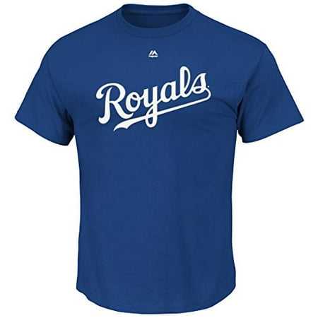 Salvador Perez #13 Kansas City Royals MLB Men's Player Name & Number T-Shirt Blue