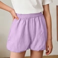 thumbnail image 5 of Kukoosong Girls' Bubble Skorts with Pockets, High Waist Ruffle Athletic Skirt, Loose Fit Balloon Shorts for Tennis Golf, Workout Casual Summer Short Pants, 5 of 8