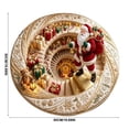thumbnail image 3 of Sahpxhe Christmas Round Area Rug, 3D Optical Illusion Santa Stairwell Gift Pattern Door Mat for Indoor Home Porch Holiday Decor, 3 of 5